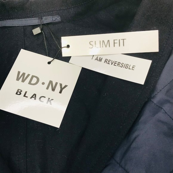 WD NY Black Women's Size Large Slim Reversible Fit Jacket New With Tags - Picture 16 of 16